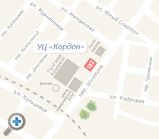Схема проезда в Обособленное подразделение ООО «Кордон»