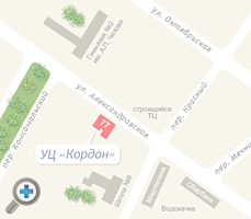 Схема проезда в Обособленное подразделение ООО «Кордон»